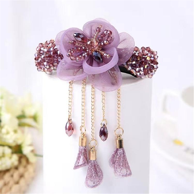 Long Tassels Hairpin Elegant Comfortable Hair Barrette Simple Temperament Hairpin for Special Occasion