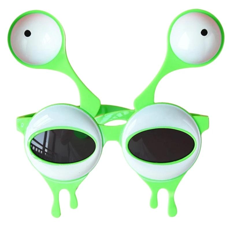 Funny Alien Sunglasses Hawaiian Summer Props Cosplay Anime Party Props ABS Multi-color Family Party Props