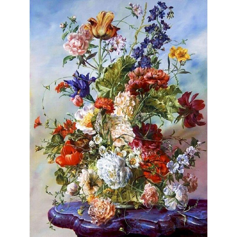 

5D Алмазная картина Новые поступления Красочные цветы Алмазная вышивка Стразы Полный Мозаика Домашний декор Full Round 20x30CM