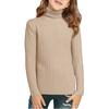 Children's Fashionable Casual Fleece Turtleneck Long-sleeved Top