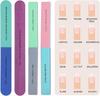 1/5Pcs Nail File Seven Sided Polishing Tools Manicure Pedicure Professional Files Nail Art Sanding Buffer Block Nail Tools