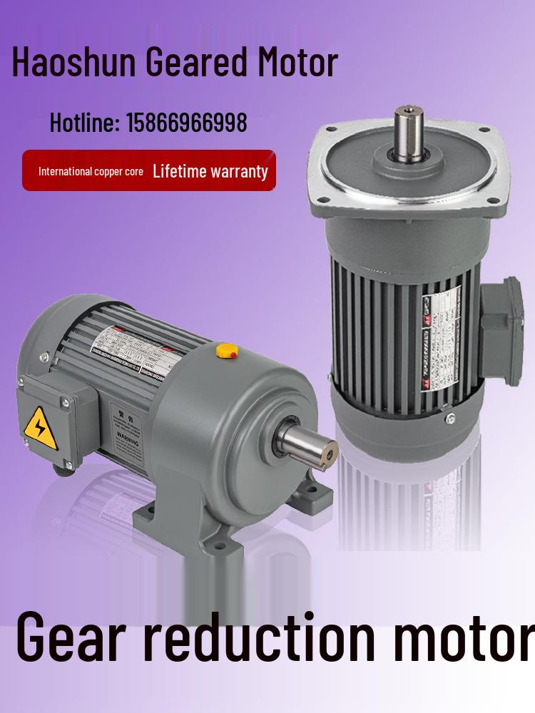 Motor cu angrenaj Mic Regele Kong 750W: Control Integrat al Vitezei Orizontale/Verticale 380V cu Conversie de Frecvență și Frână