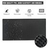 Rubber Bar Mat Anti-slip PVC Cafe Bar Mats Home Cup Mat Waterproof Heat Resistant Durable Kitchen Drain Mat Dish Drying Mats 5