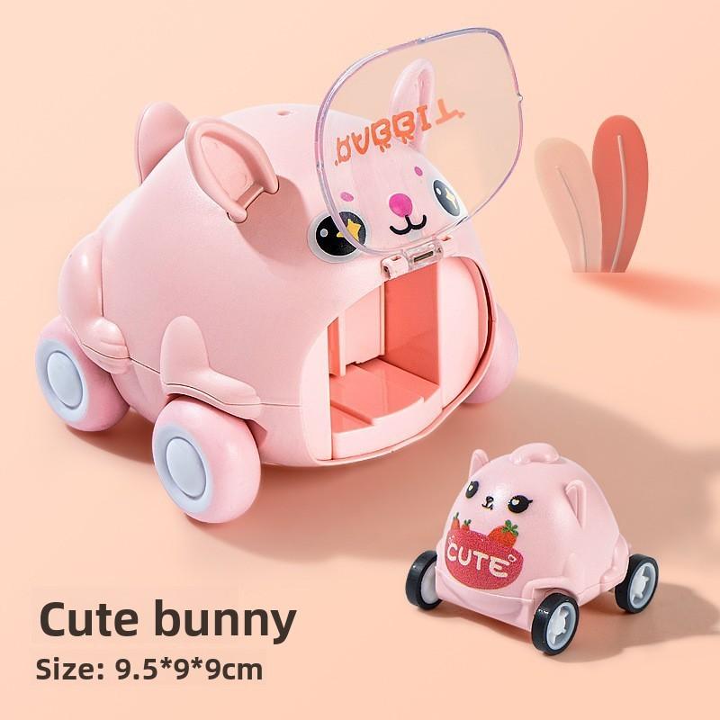 Animal Inertia Toy Car With Launching Function For Kids Play And Development