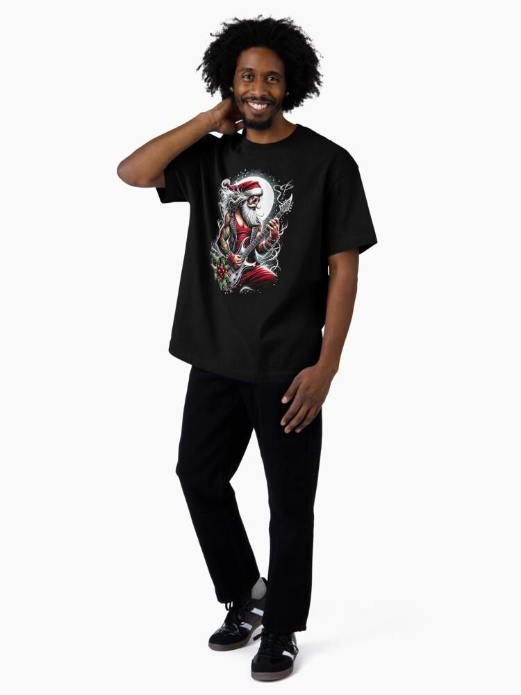 Pantera Heavy Metal Santa - Christmas Oversized Unisex T-Shirt