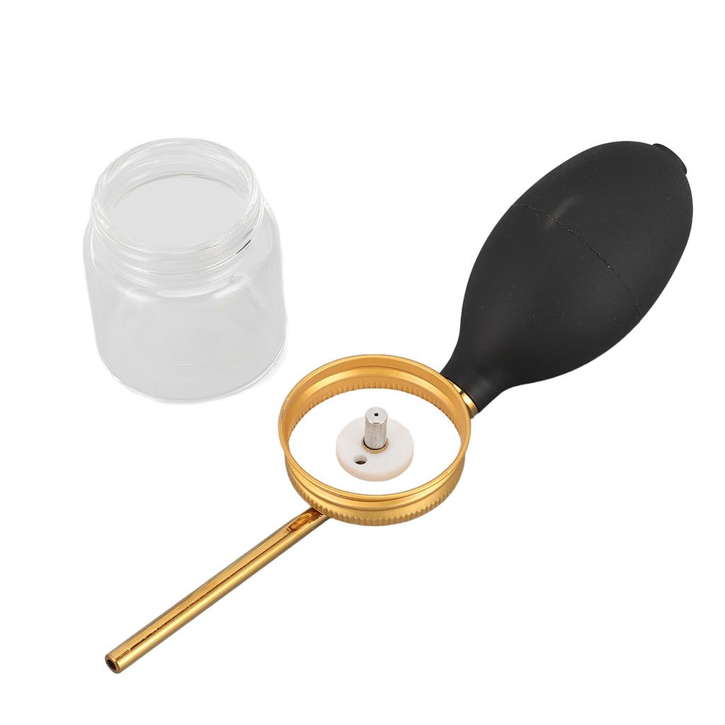 Hair Fiber Powder Spray Bottle Refillable Spray Pump Dispenser Portable Hair Fiber Applicator for Home Hair Salon Gold