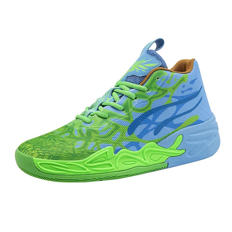 Basketball Shoes Mens Lightweight Comfortable Summer Fitness Training Shock-absorbing High-top Casual Walking Shoes for Men