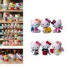 Adorable 6pcs Hello Kitty Kuromi Sanrio Cute Dolls Accessories For Collectors