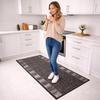 [5] ZORRO GREY 100x180cm Anti-slip Rug D7526