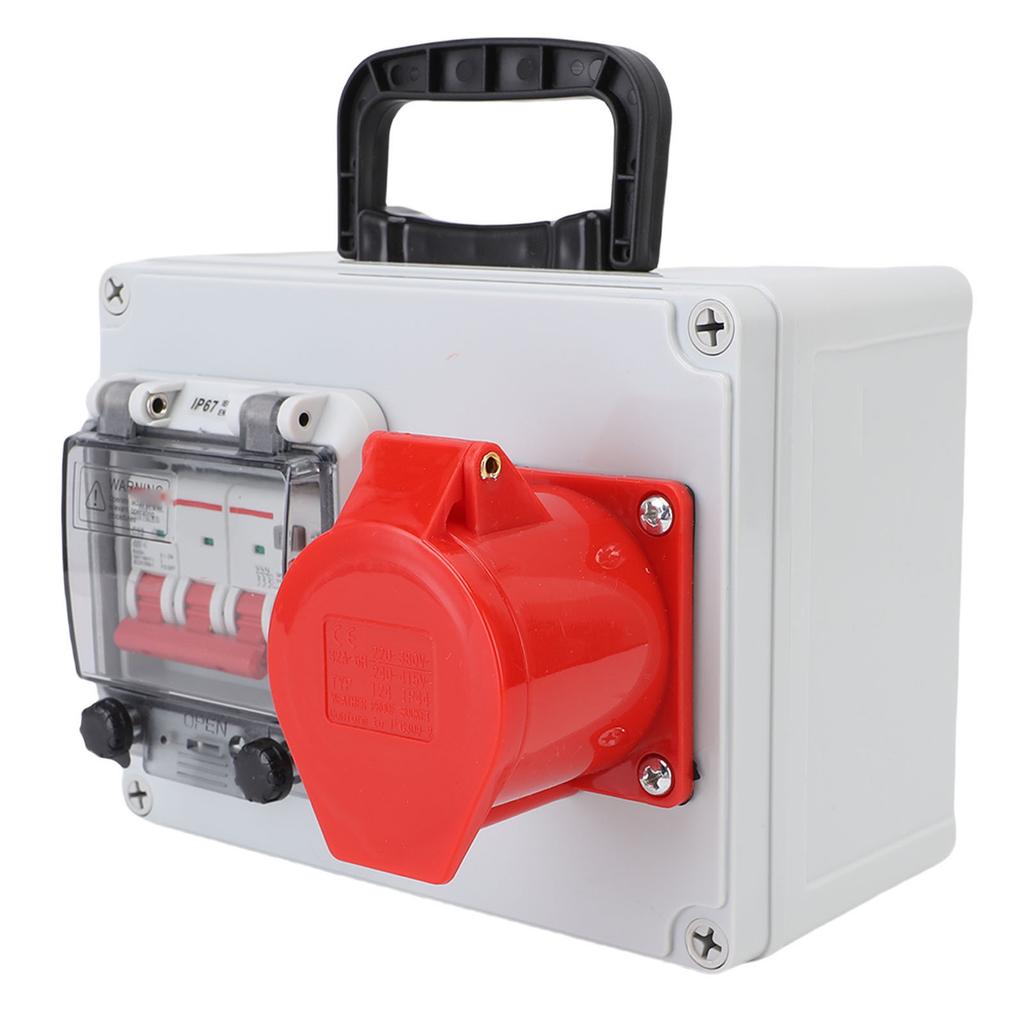 Portable Industrial Outlet Box Electrical Socket Circuit Breaker Distribution Box for Construction Site Factory