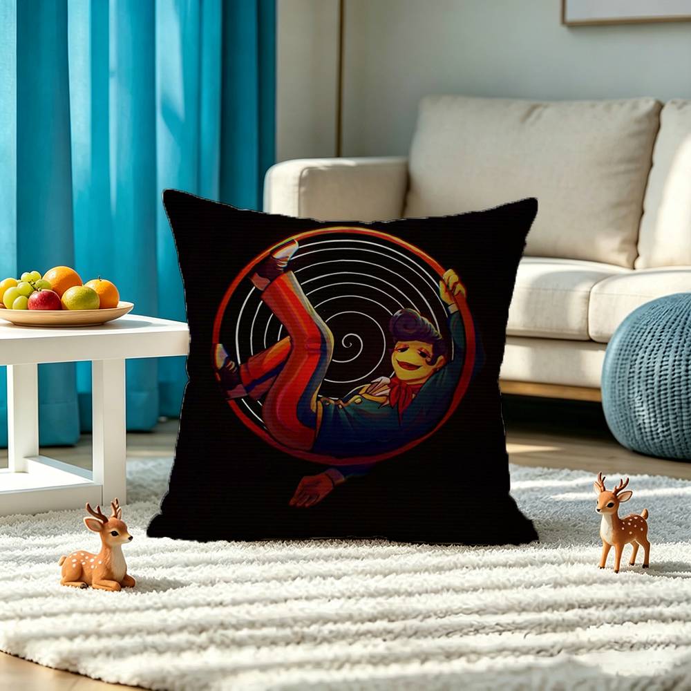 Wally Darling Game Welcome Home Square Double-Sided printed Pillow Case Bedroom Bedside Pillow Sofa Cushion Cover