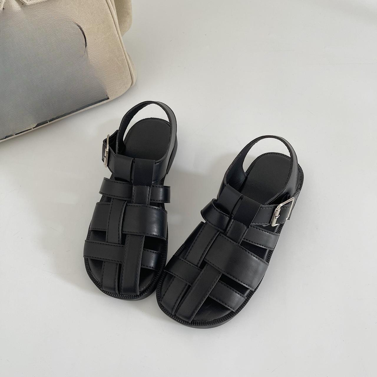 

Женские офисные сандалии с открытым носком 35 чёрный