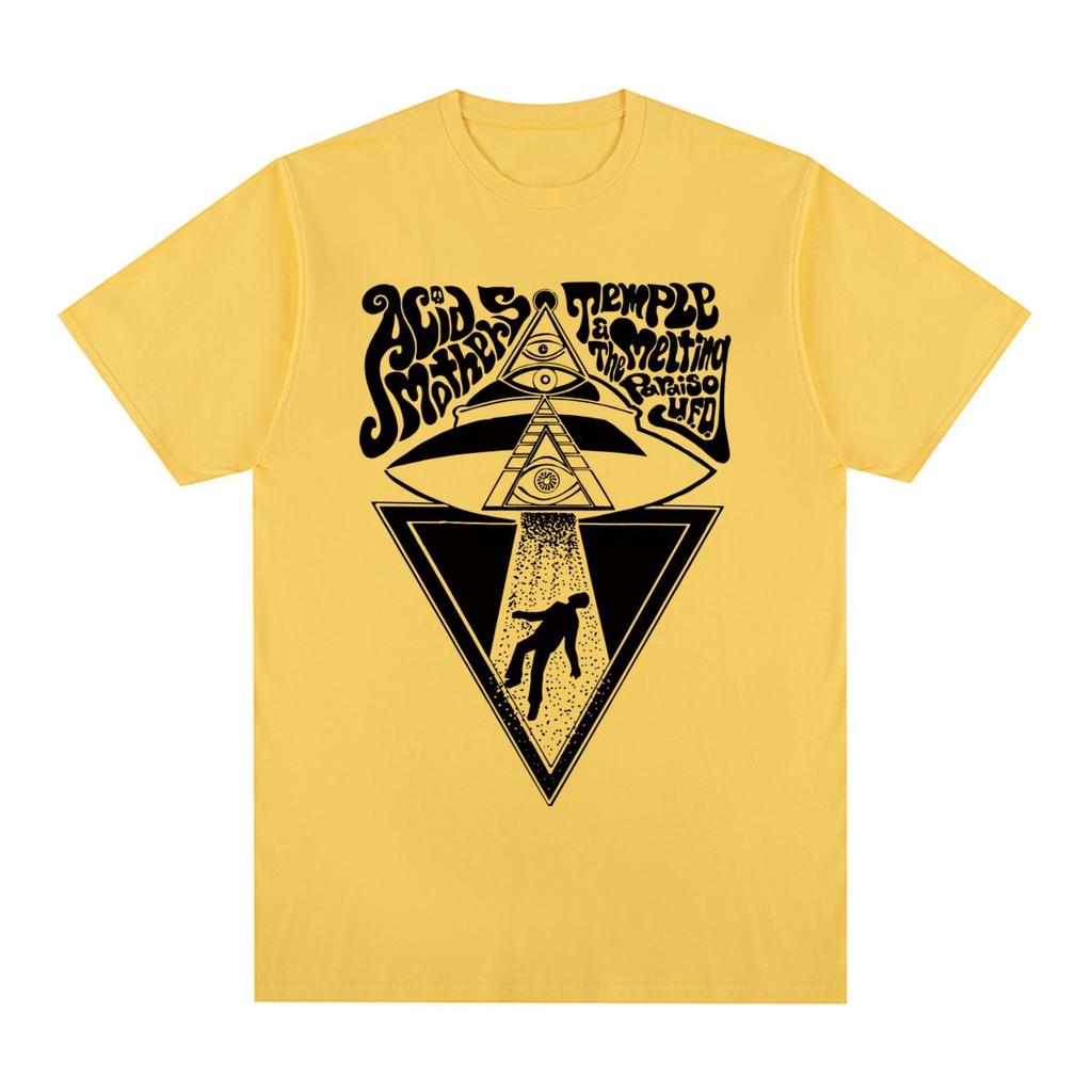 Acid Mothers Temple Vintage T-shirt BOREDOMS Japanoise U.F.O. Bomull Herr T-shirt Ny T-shirt Damtoppar
