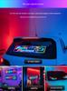 Smart LED Car Sticker: Full Color Flexible Display with Bluetooth Scrolling Subtitles for In-Car Advertising.