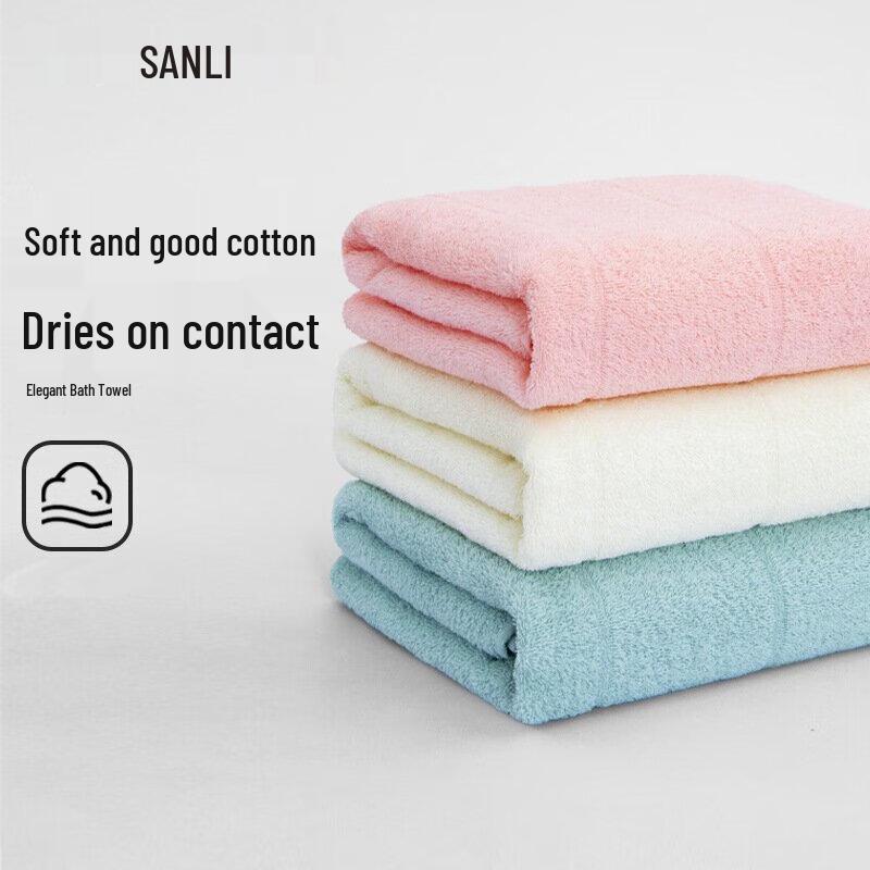 Sanli Elegant Thick Cotton Bath Towel