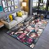 Anime-Style Girls Group Design Suitable As a Non-slip Mat for the Living Room or Bedroom Sofa