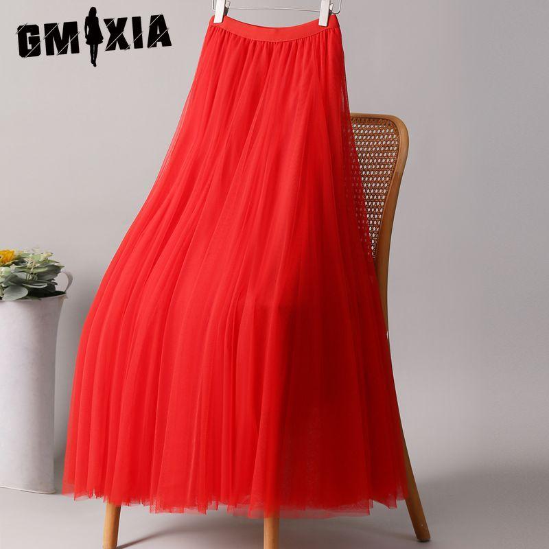 GMXIA 28 Colors Women's Fashion Casual Summer Spring Skirt