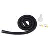Bilge Pump Installation Kit Black 1‑1 8in Leak Proof Easy Installation Bilge Pump Hose for Bilge Pumps with 1‑1 8 Inch