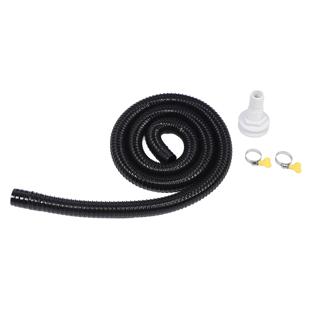 Bilge Pump Installation Kit Black 1‑1 8in Leak Proof Easy Installation Bilge Pump Hose for Bilge Pumps with 1‑1 8 Inch
