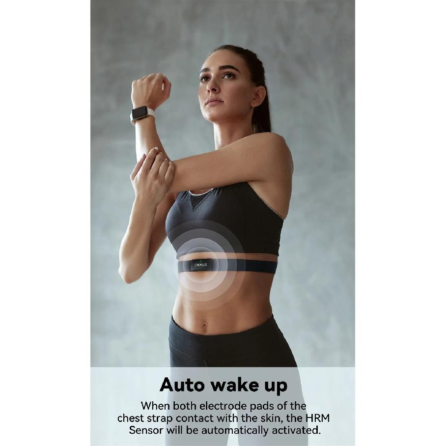 CYCPLUS Heart Rate Chest Monitor BLE ANT+ IPX7 Heart Rate Chest Strap Cycling Bike Computer Accessories Cadence Speed Sensor
