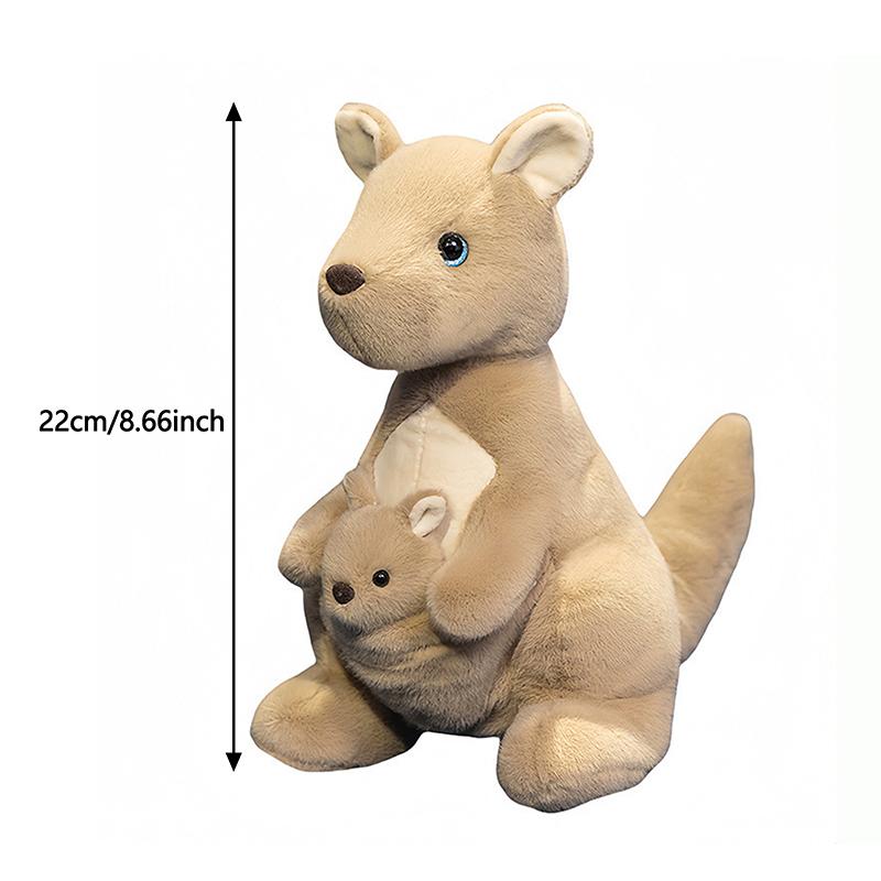 

22 см/35 см плюшевая игрушка кенгуру мягкая реалистичная кукла-животное милая плюшевая игрушка кенгуру мягкая игрушка для объятий 22cm