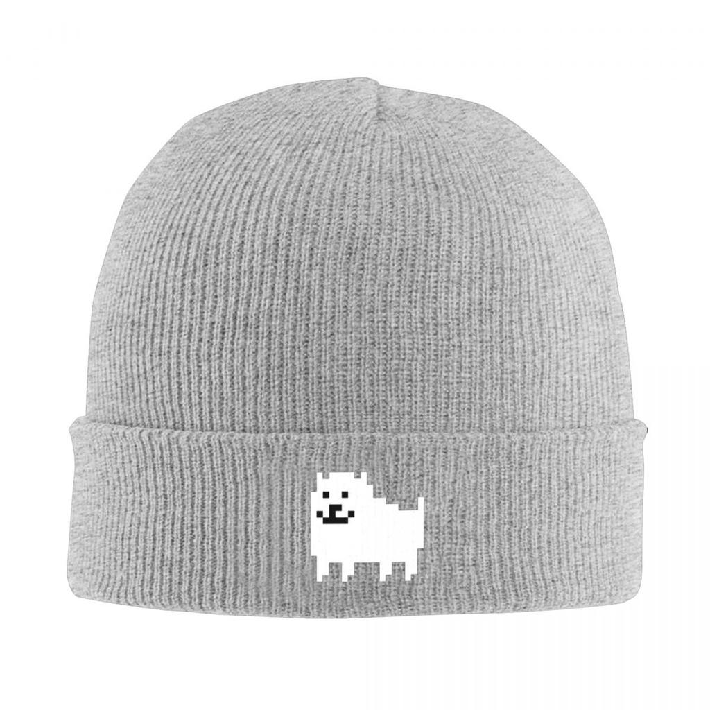 Undertale Annoying Dog Warm Knitted Cap Fashion Bonnet Hat Autumn Winter Outdoor Beanies Hats for Unisex Women Adult