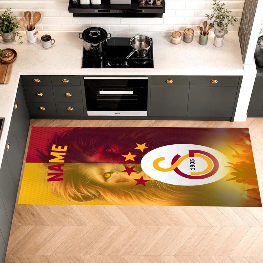 Galatasaray Pride Loyalty Customize Your Name Kitchen Rug Runner Rug Laundry Mat Hallway Entryway The Best Gift Choice