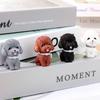 Cute Simulated Dog Animal Model Resin Dog Ornament Car Accessories Dog Figurine  Car Decor