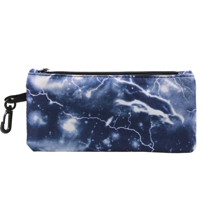 Solid Color Pencil Bag Canvas Single-layer Student Stationery Box Pencil Bag To Customize