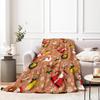 Weihnachten Kreative Überwurfdecke Flanelldruckdecke Superweich Kuschelig Sofadecke Nickerchen-Decke Wohndecke Perfektes Wohngeschenk für Sie