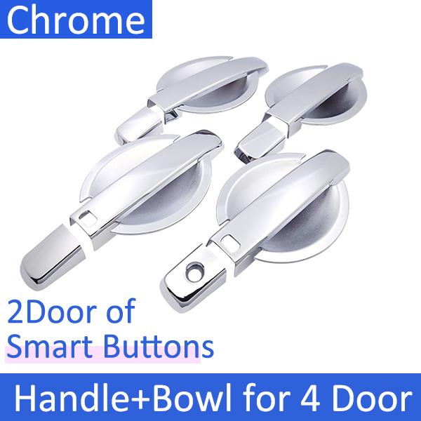 for Nissan Pathfinder R51 2004 2005 2006 2007 2008 2009 2010 2011 2012 Chrome Door Handle Cover Car Styling Accessories Stickers