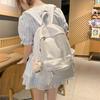 Retro Student Schoolbag Campus Backpack Large Capacity Lightweight Backpack