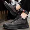Men's Outdoor Snow Boots Winter Thermal Lined Waterproof Anti Slip Hiking Shoes with Laces Durable Work wear Boots for Men