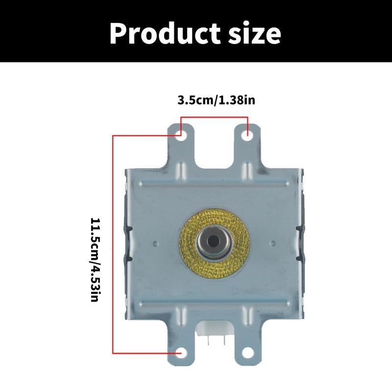 2M248H Vacuum Electron Tube Microwave Magnetron Replacement Part 1000W Microwave Magnetron Metal Texture for Microwave