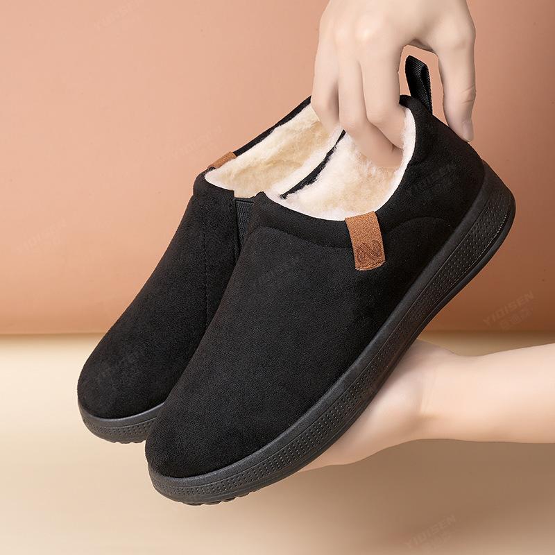 

Теплые хлопковые ботинки зимние снегоступы простые шерстяные ботинки 39