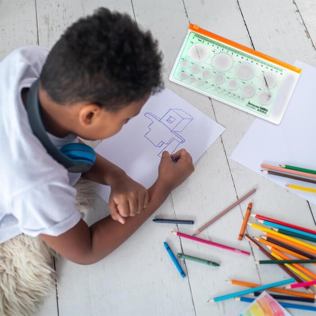 10 Pack Plastic Envelopes Pencil Pouch,Clear Pencil Bags with Zipper,10 Colors with Label Reble Pencil Pouches for Office Supplies (A-Multicolor)