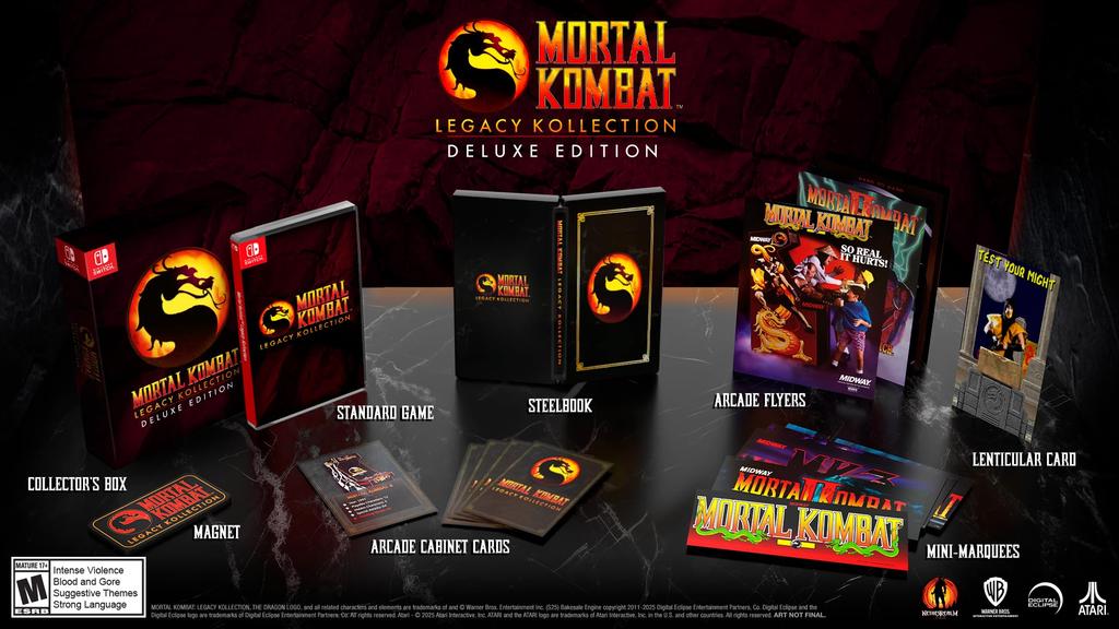 Mortal Kombat Legacy Collection Deluxe Edition North Switch (Import America) –