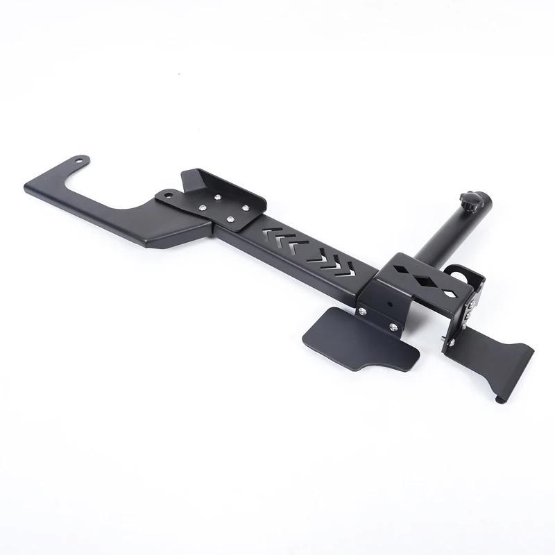 BCC1 For Land Rover Defender 90 110 130 2020-2025 Stainless Steel Black Car Tailgate Flag Pole & Antenna Bracket Car Accessories