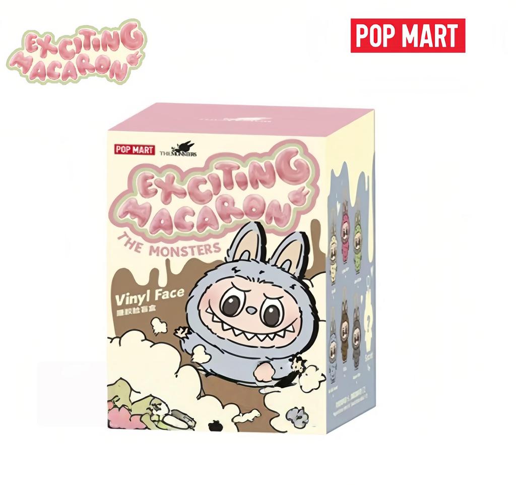 POP MART 1.0 Macaron-serien Blind Box Figur – Søt Samleleke for Dekorasjon & Gave(Enkel boks eller fullt sett)