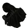 Hot-selling new solid color simple sunflower decoration polyester long towel shawl popular plain color headscarf yarn