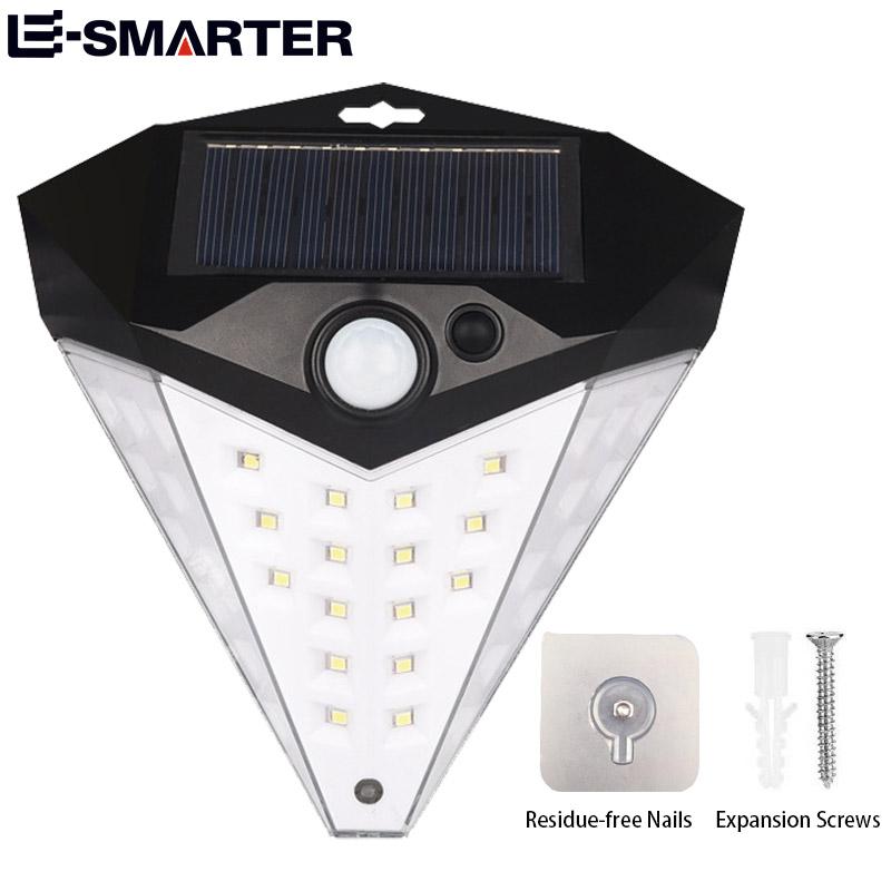 

Solar Wall Lamp Outdoor Garden Stairway Street Light 36LEDs Super Bright Human Body Intelligent Motion Sensor Emergency Light 1PCS