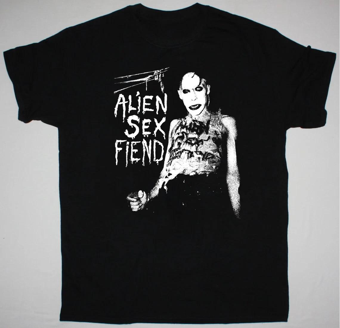 Alien Sex Fiend Black T-Shirt Cotton Unisex For Men Women S