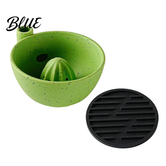 Stylish Kitchen Counter Accessories Berry Swirl Draining Bowl with Silicone Pad Ceramic Retro Kiln Fruit Washing for Fired Colander Compact Strainer