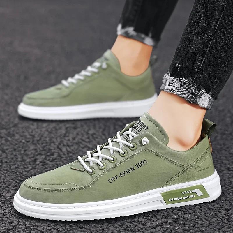 Breathable Men Casual Shoes Lightweight Man Running Shoes Ice Silk Cloth Comfortable Mens Walking Sneakers Zapatos Deportivos cm colore grigio