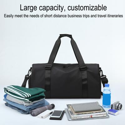 Unisex Duffle Bag Waterproof Gym Compartment Wet Pocket Tote with Shoe Carry On Weekender Duffel