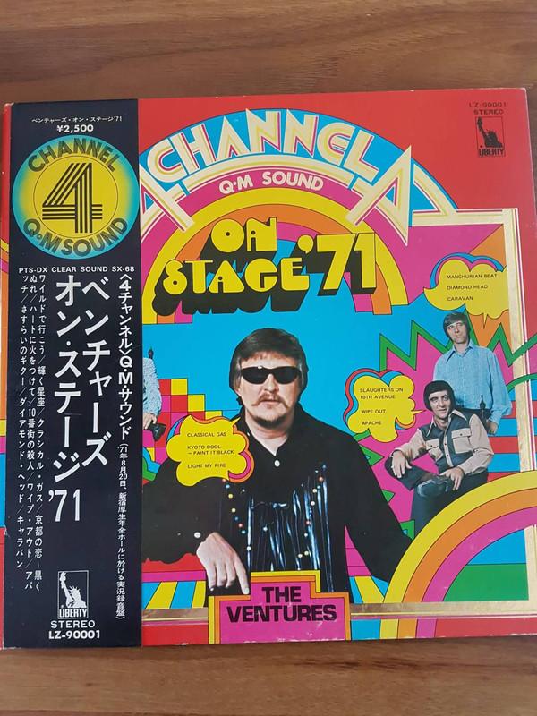 

LP Record VENTURES - On Stage 71 (- 4CH Quadraphonic) LZ90001 LIBERTY 1971 Japan Obi Rock Used