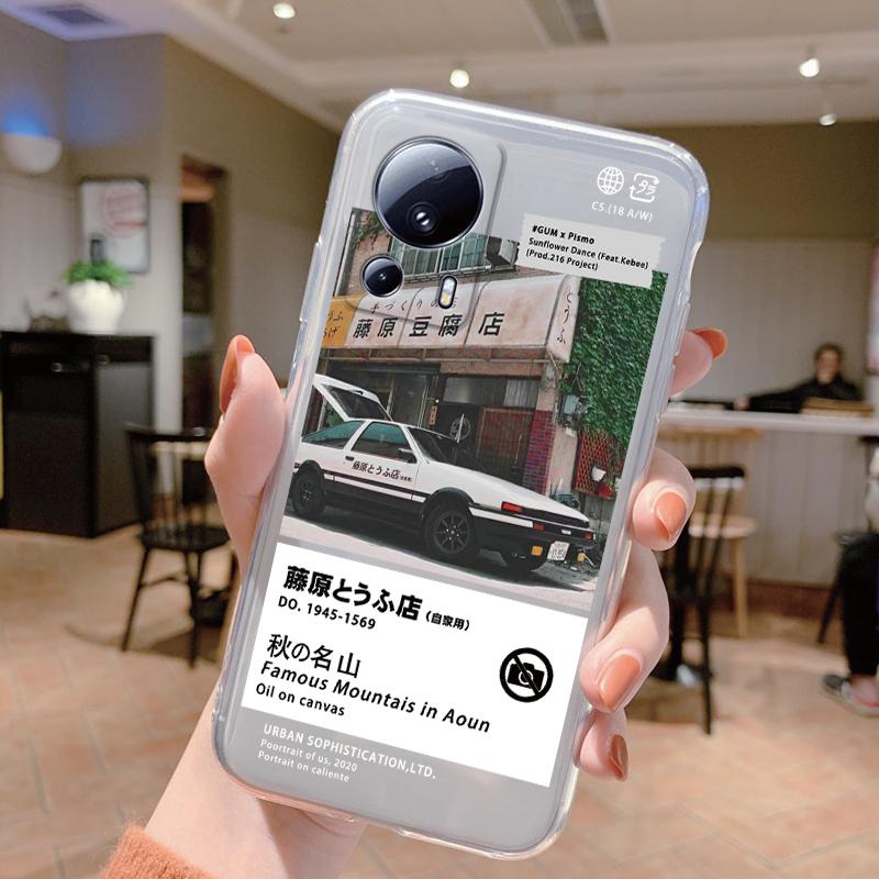 Clear Case For Xiaomi 13 Lite Shockproof Cover Cartoon Cute Cat Soft Silicone Fundas For Xiaomi 13T 14T 15T Pro Transparent Bags