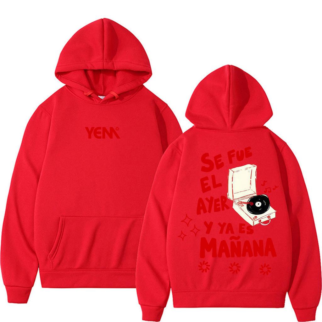 Morat Yem Se Fue El Ayer Y Ya Es Manana Print Hoodies Men Women Vintage Sweatshirts Casual Long Sleeve Pullovers