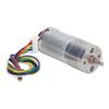 Gear Motor 12V 130RPM Metal Gear High Torsion Aluminum Alloy Electronic Component for Printer Robot