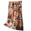 Scarlett Johansson Photo Collage  Blanket Velvet  Relax Soft Throw Blanket for Bed Bedspreads